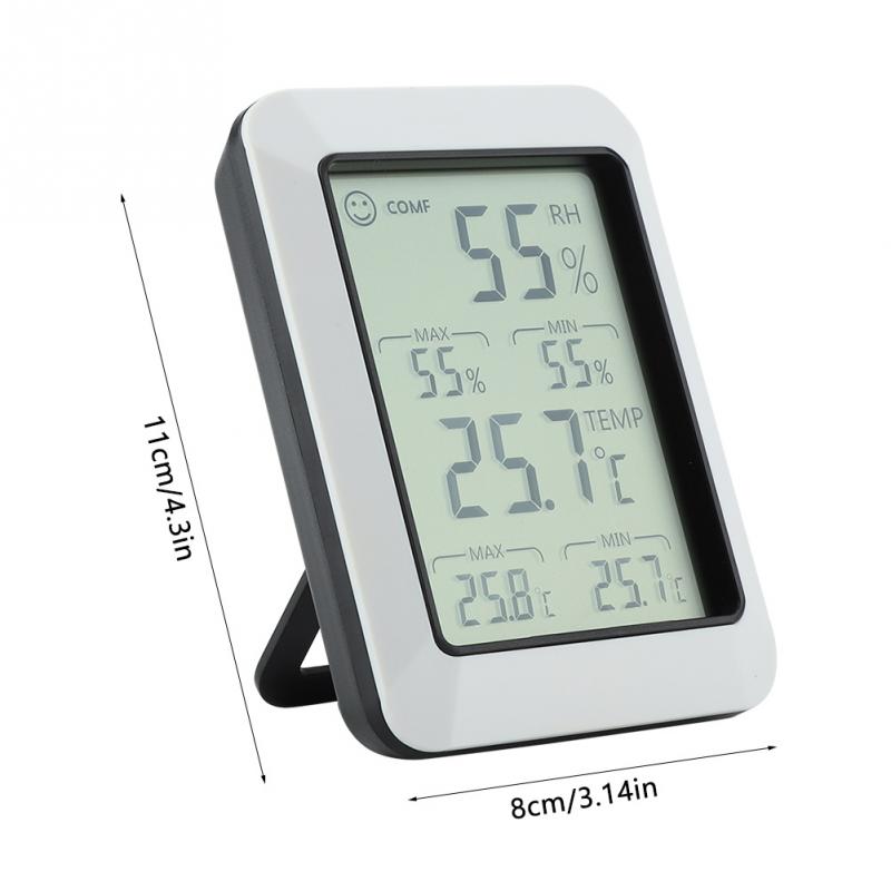 Multi functionacl LCD Humidity Meter Electronic Max/Min Temp-图1