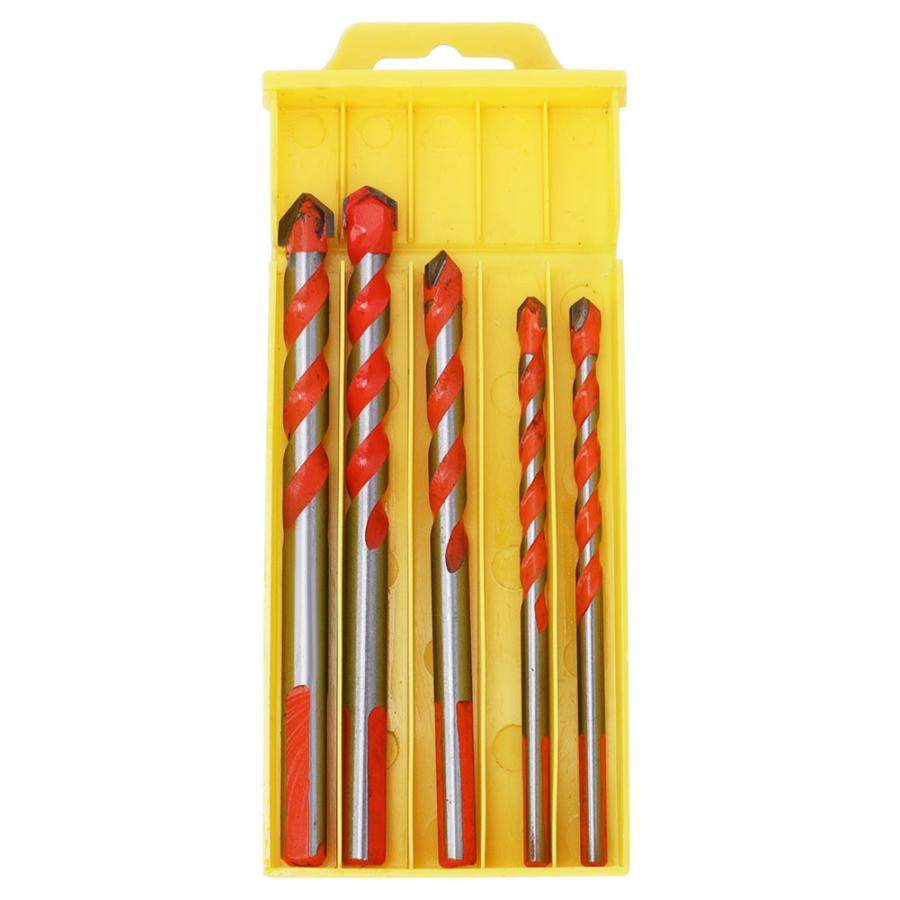 5Pcs Drill Bits High Wear Resistance Alloy Head Drilling Too - 图0