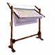 Adjustable Wood Cross Stitch Frame Floor Stand Desktop Stitc