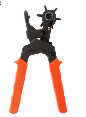 9		 Leather Belt Hole Punch Drill Plier Eyelet Spin Se