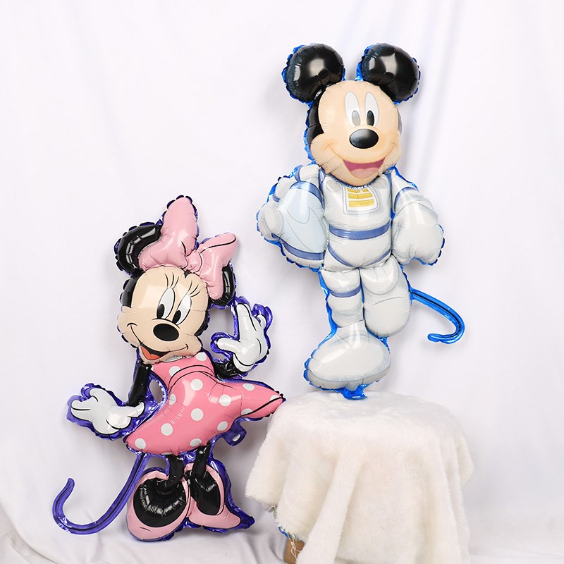 1 set Mickey Minnie Foil Balloons Mouse Baby Shower Boy Gi-图1