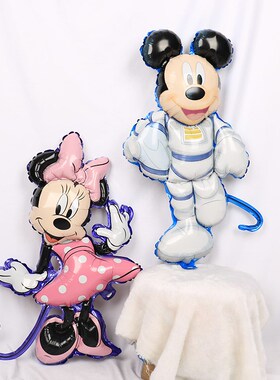 1 set Mickey Minnie  Foil Balloons Mouse Baby Shower Boy Gi