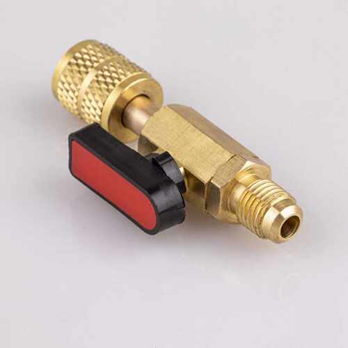 3Pcs Brass R410A Refrigerant Straight Ball Valves AC Chargin - 图2