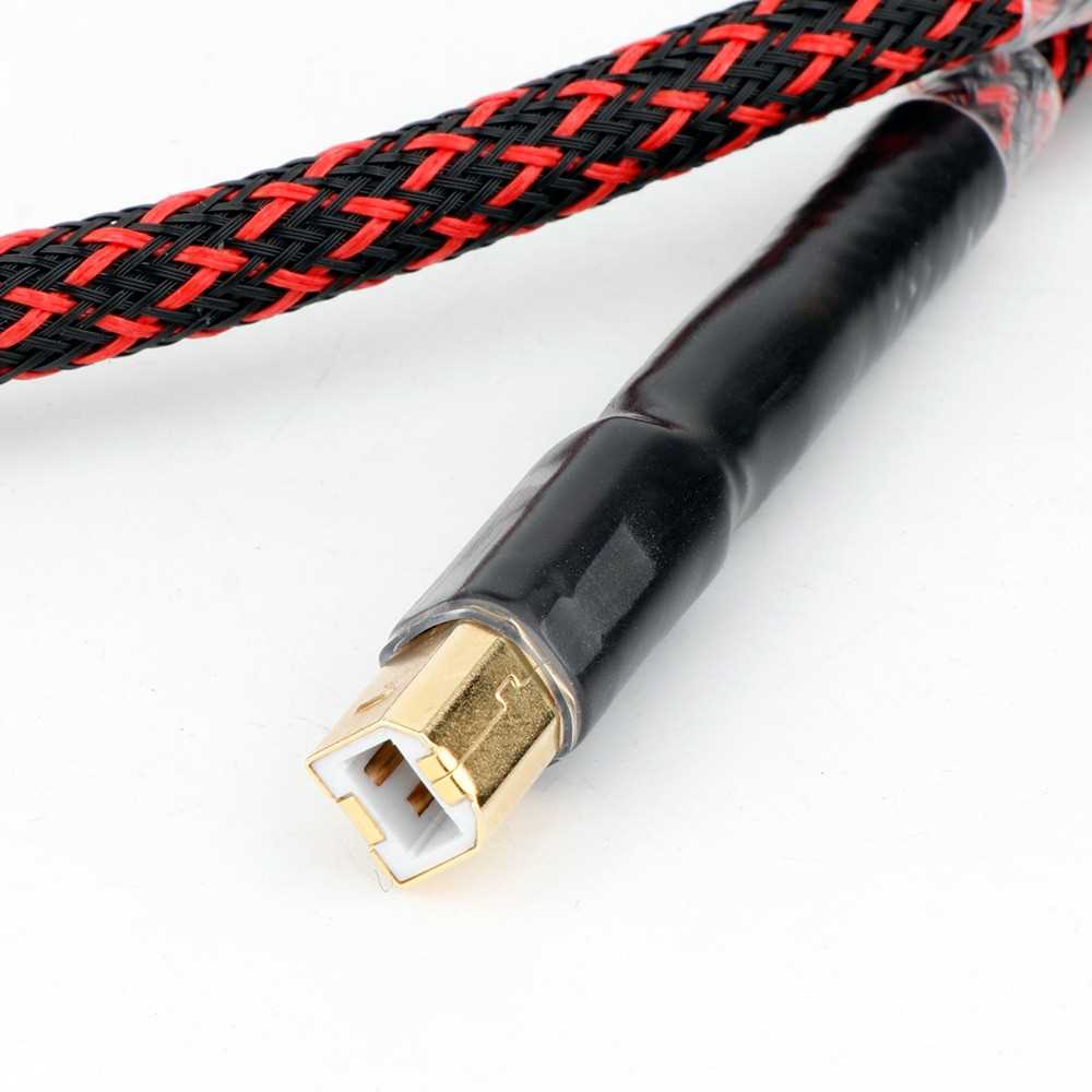 USB Dac cable type c to type b hifi Stereo cable 6N OFC Data - 图2