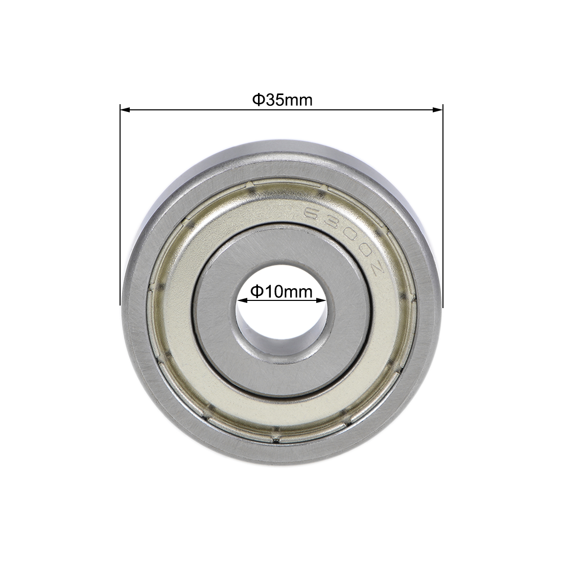 6300ZZ Deep Groove Ball Bearings Z2 10x35x11mm Double Shield-图2