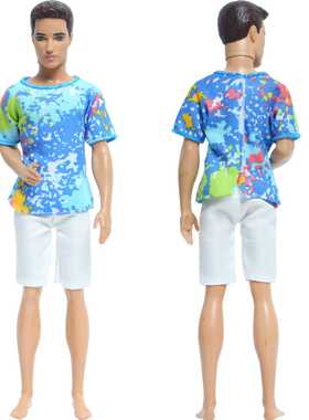 Fashion 1 Set Men Outfit Mix s Pants Shirt Trouser Short