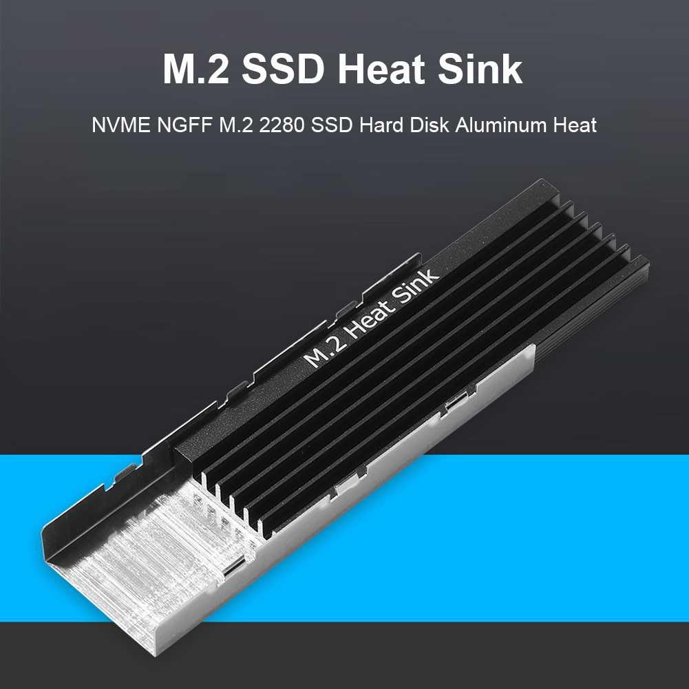 M.2 SSD NVMe Heatsink Cooler M2 2280 SSD Solid State Hard Di