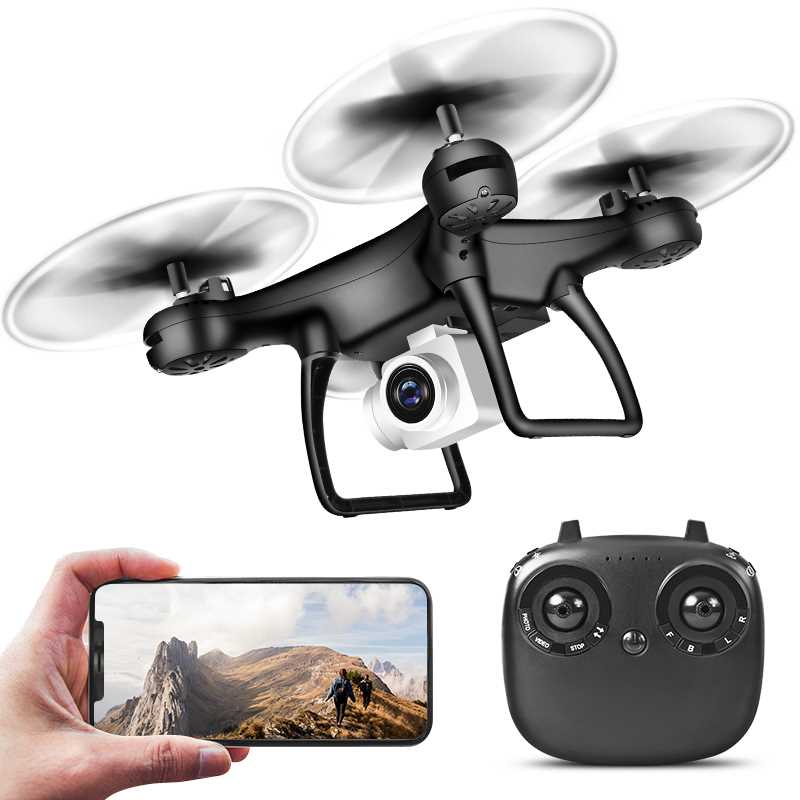 8S Drone Long-endurance Drones WIFI HD 720P 1080P 4K Aerial - 图1