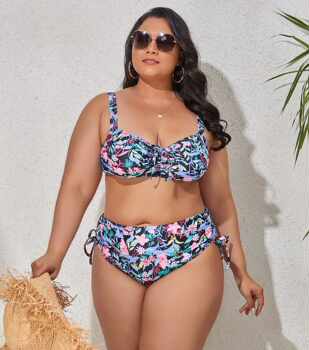 2022 New Plus Size Swimwear for Women Swimsuit Large Bathing