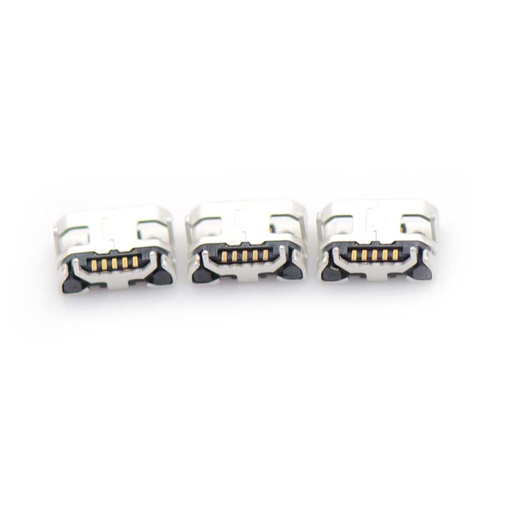 10PCS Micro USB Data Type B Female 4Legs 5Pin SMT SMD Socke-图0