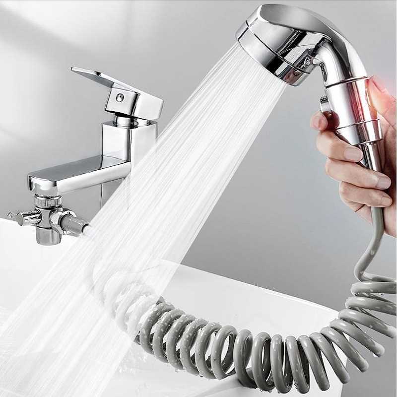 Kitchen Faucet Diverter Valve with shower head Faucet Adapte-图2