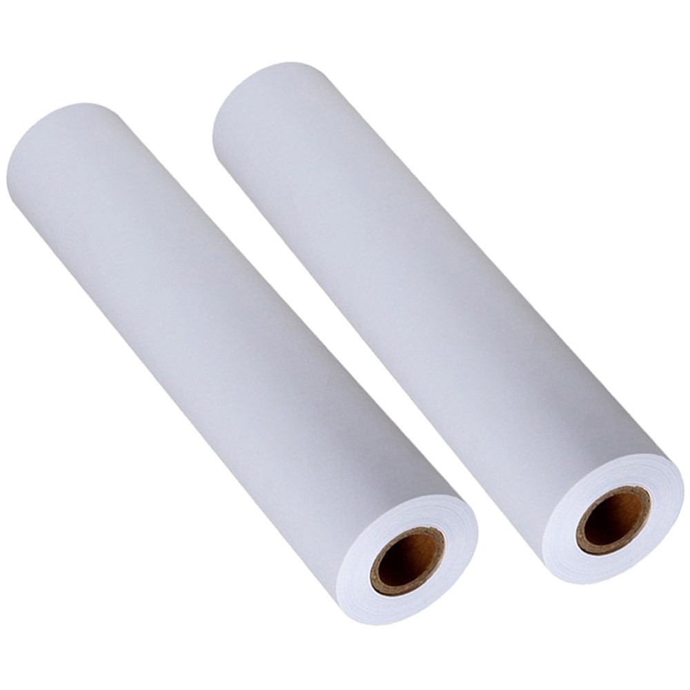 2 pcs Drawing Paper Rolls Graffiti Art White Poster Paper fo - 图0