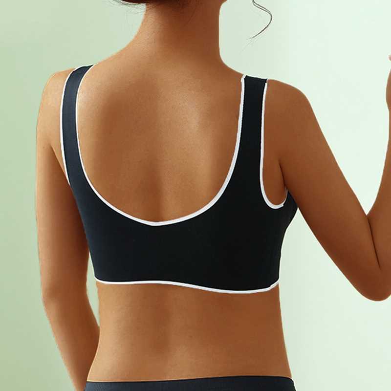 Full Cup Breathable Bralette Seamless Brassiere Bras for Wom - 图1