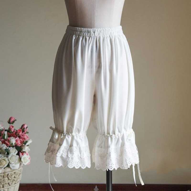 Lace Lolita Style Short Pants Women Bloomers Latern Pumpkin - 图2