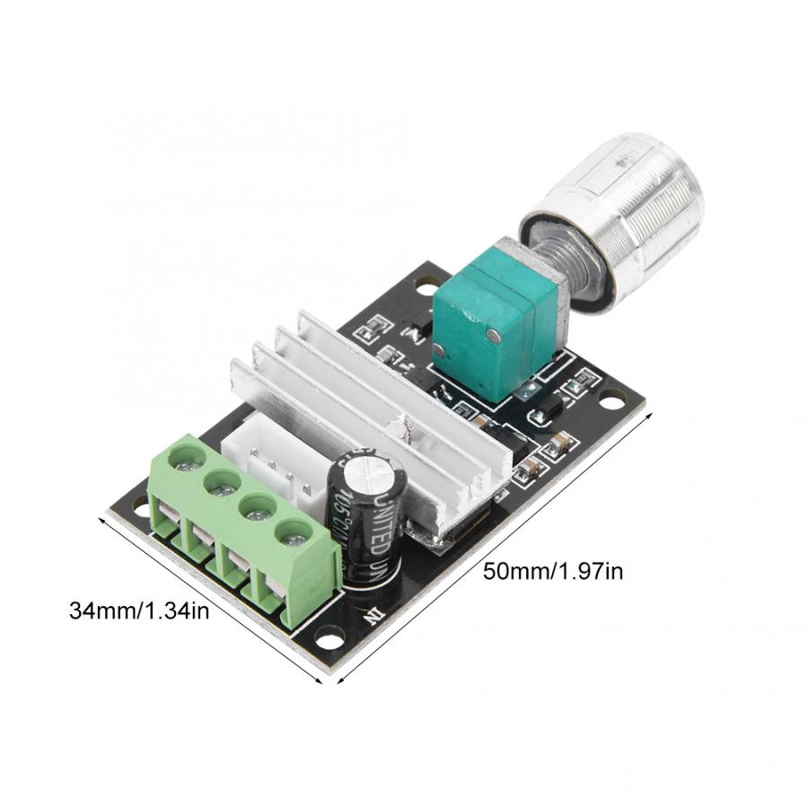 DC 6-28V PWM Motor Speed Controller CW CCW Reversible Regula - 图3