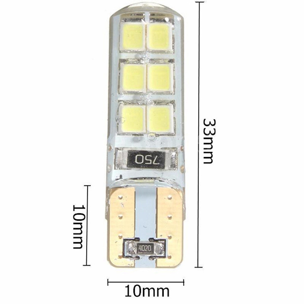 2x T10 194 W5W COB 2835 SMD 12 LED Car Canbus Super Bright L - 图3