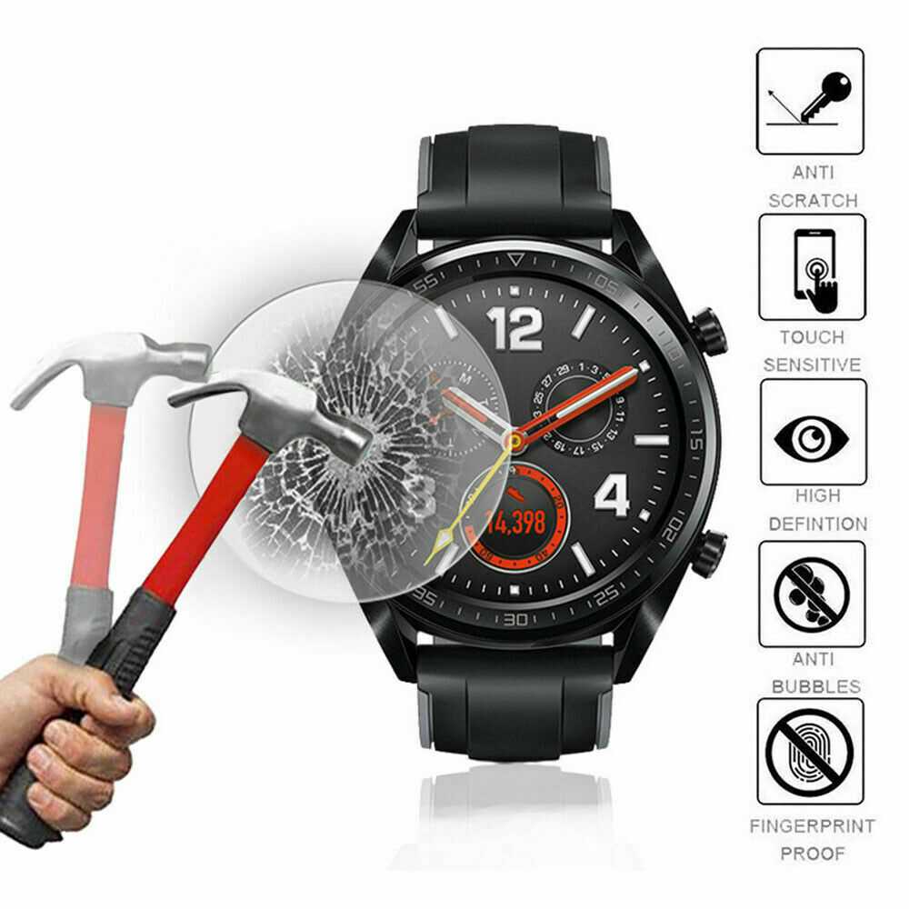 Pack Tempered Glass Screen Protectors for Huawei Watch GT 2 - 图2