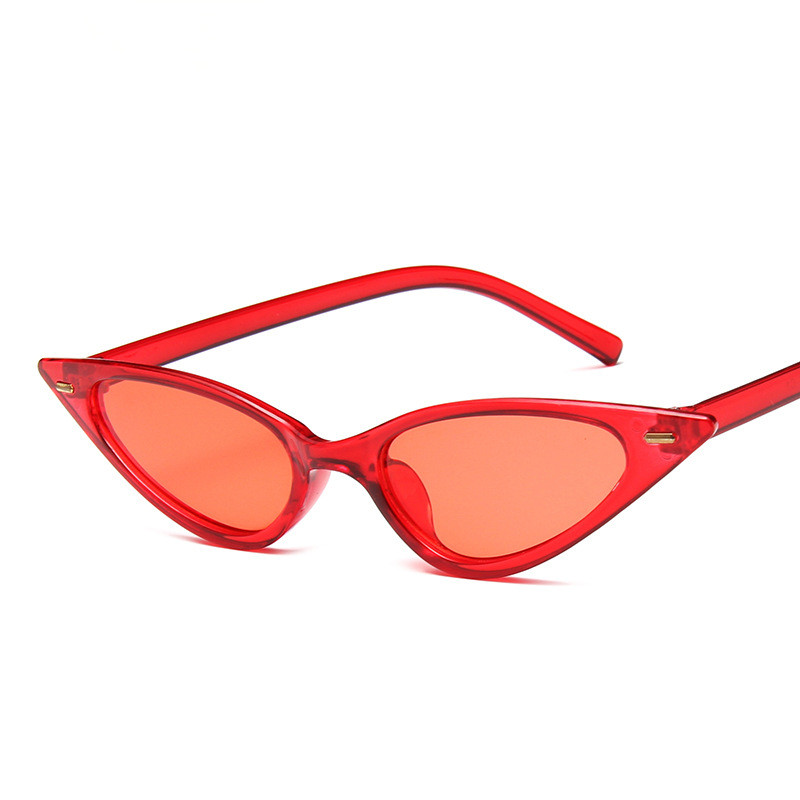 Purple Black Red Sunglasses Cateye Eyewear Women Brand Desi - 图2