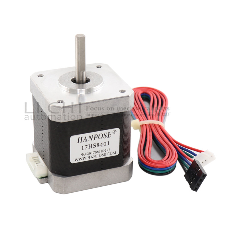 5pcs Nema17 Stepper Motor 42BYGH 4 lead 17HS8401 D 42x48m-图2