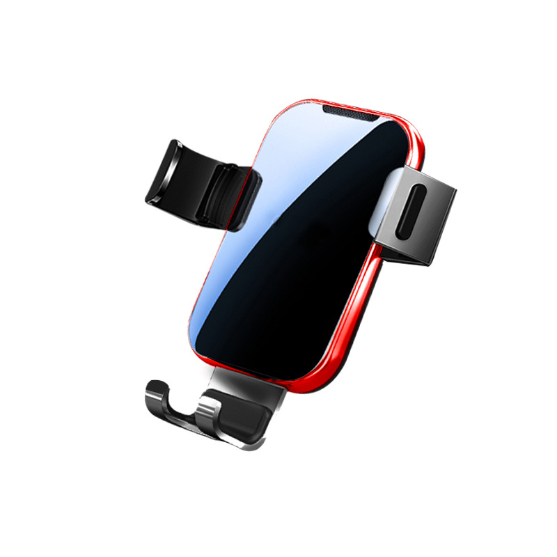 Gravity Phone Holder Car Air Vent Mount Metal Mobile Stand S-图0