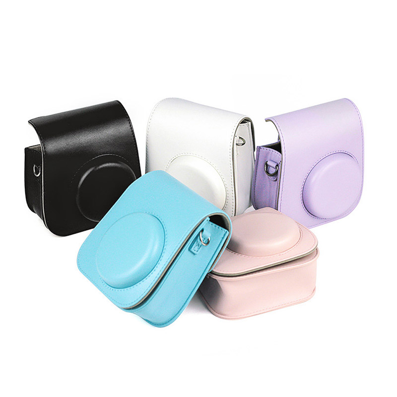 For Instax Mini 11 Camera Case PU Leather Soft Silicone ver - 图0