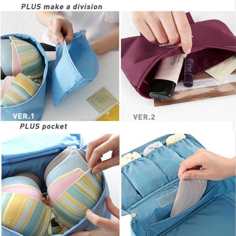 Bra Underware Drawer Organizers Travel Storage Dividers Box - 图2