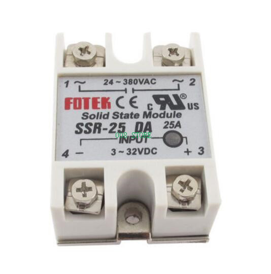 SSR-25DA 25A 3-32V DC TO 24-380V AC SSR 25DA with SSR-25 DA-图1