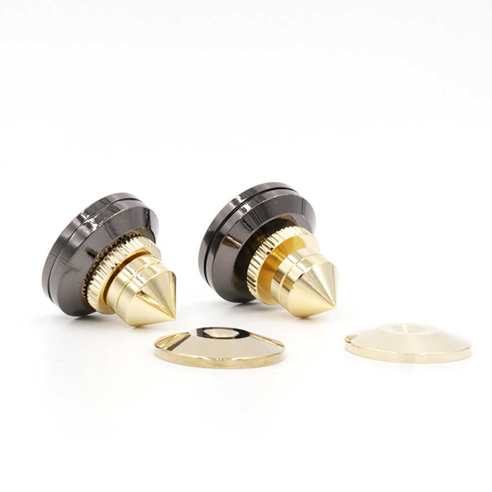 4sets Brass feet 28*27mm High Quality Brass HIFI Audio Speak - 图0