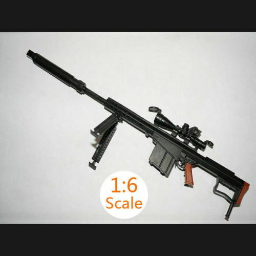 1:6 M82A1 Barrett Sniper Rifle Assembling Toy Gun Model Asse-图2