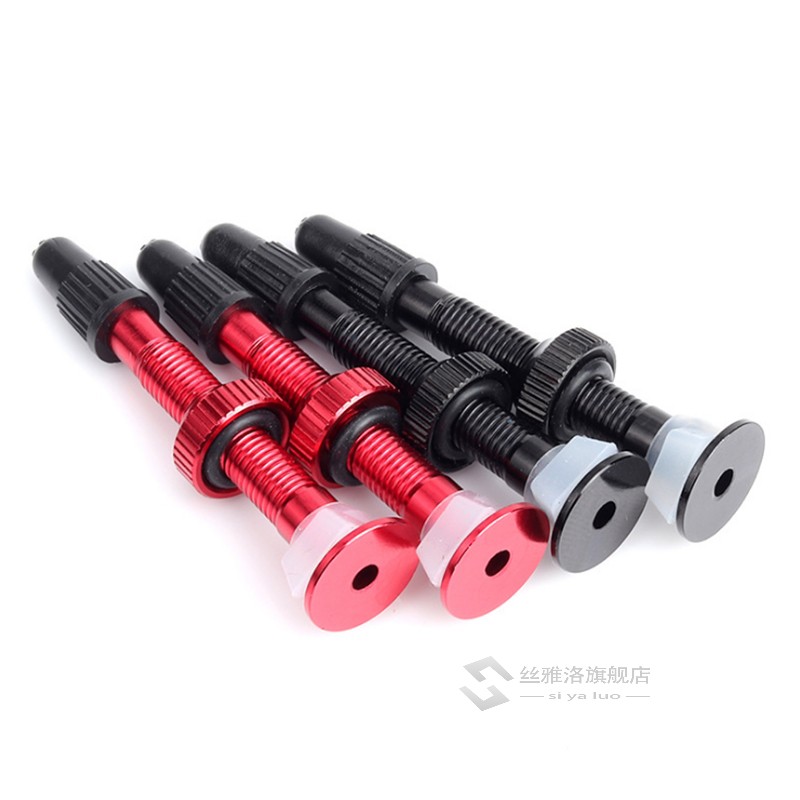 1 pcs 52mm bicycle tubeless valve for MTB road bike presta v-图0