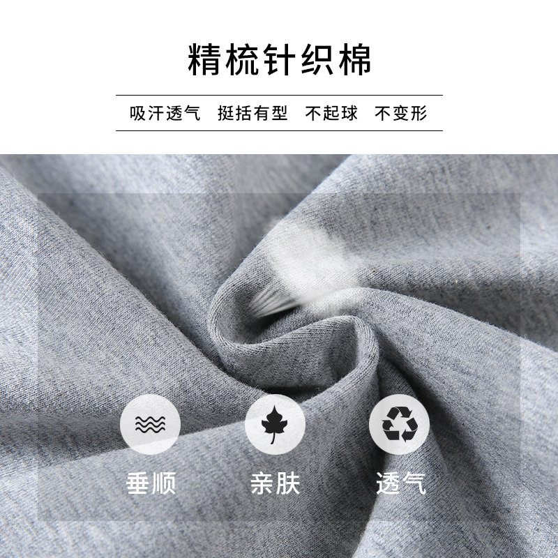 2020秋季新款灰色宽松束脚子运动裤 糖台休闲裤