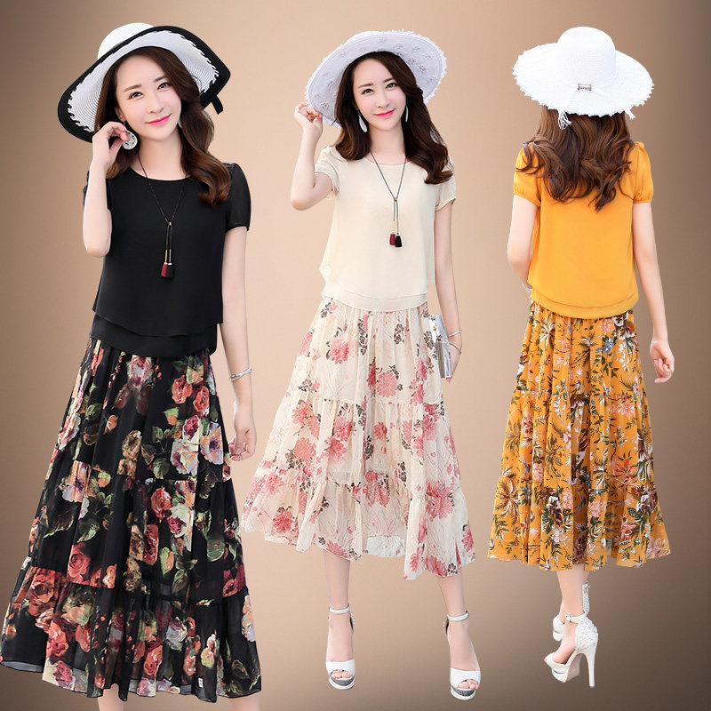 夏装古贝莎台湾高档水云间品两件套 织约连衣裙