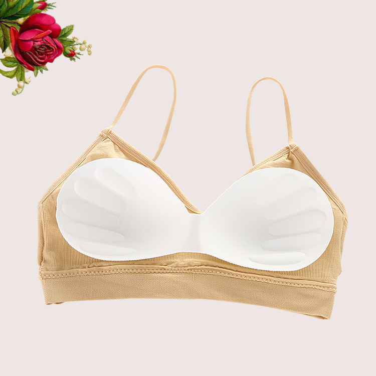 汐禾无缝螺纹无钢圈薄款吊带细裹胸 汐禾吊带/背心/T恤