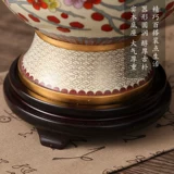 程老师 Аутентичный Пекин, представленная ремесленником Cross -Blue Tolume Crabled Lotus Plum Plum Bottle Buitle Business Gifts Home Swing