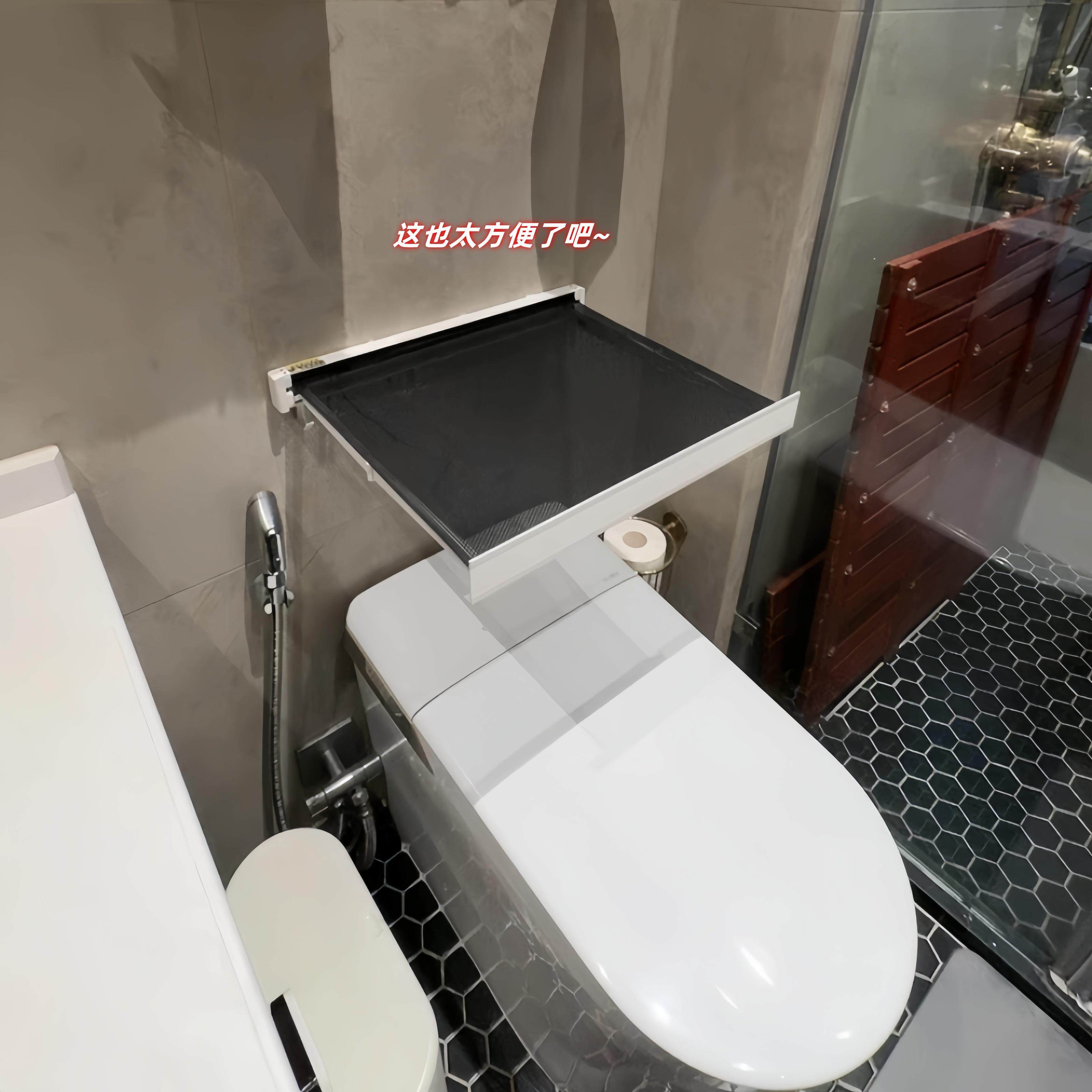 阳台伸缩隐形晾衣架窗户置物架晒鞋卫生间置物架浴室收纳架厕所放,淘宝优惠券,粉丝福利购,淘宝优惠卷