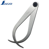 Japan SHINWA PENGUIN CARD CALIPER INSIDE AND OUTSIDE THE CARD GAUGE CIRCULAR TUBE SCULPTURAL TOOL POTTERY ART CARD RULER CARD GAUGE 0-150m