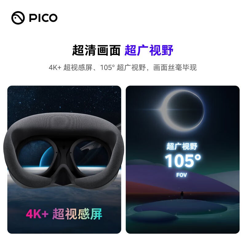 PICO4Pro【全国七仓发货】畅玩版VR眼镜一体机智能4K体感游戏机Ne - 图2