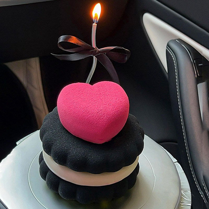 浪漫2.14黑色情人节emoji蛋糕装饰情侣表白立体爱心夹心饼干甜品,淘宝优惠券,粉丝福利购,淘宝优惠卷