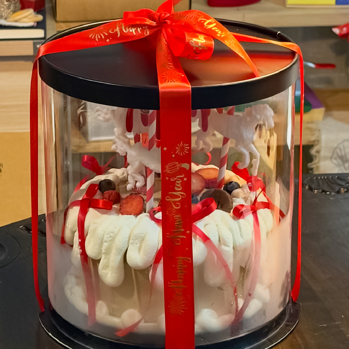 2026新年马年元旦除夕礼花数字蜡烛蛋糕装饰飞马木马模具DIY丝带,淘宝优惠券,粉丝福利购,淘宝优惠卷