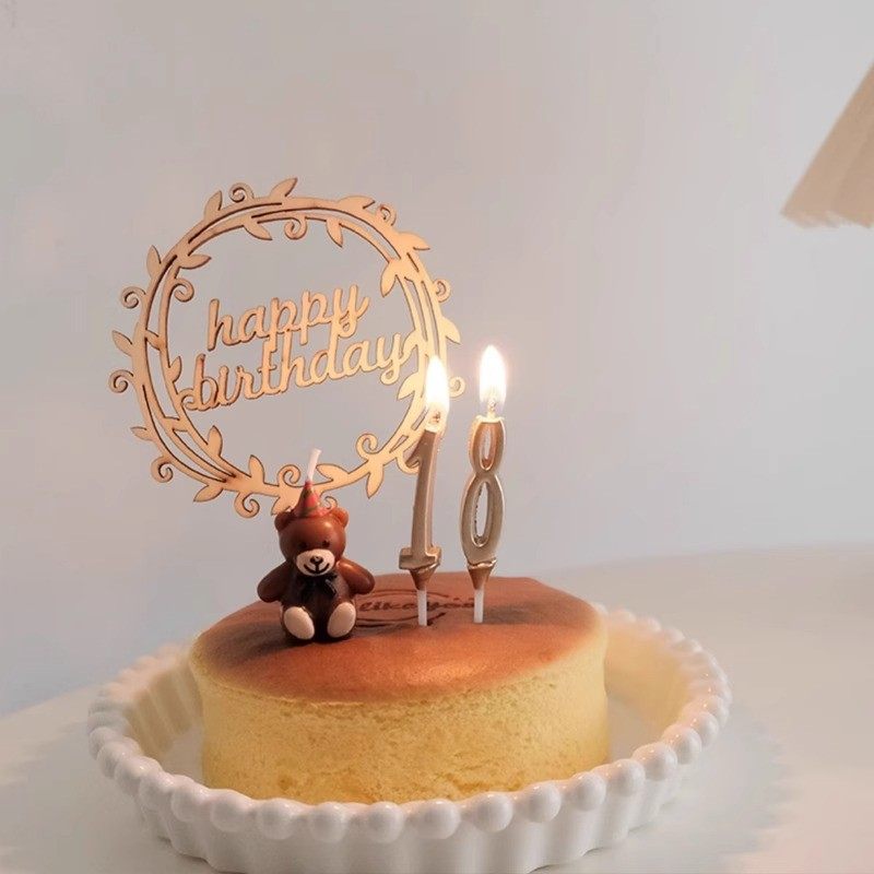 森系手写字母简约木质生日蛋糕装饰插牌英文生日快乐烘焙插件,淘宝优惠券,粉丝福利购,淘宝优惠卷