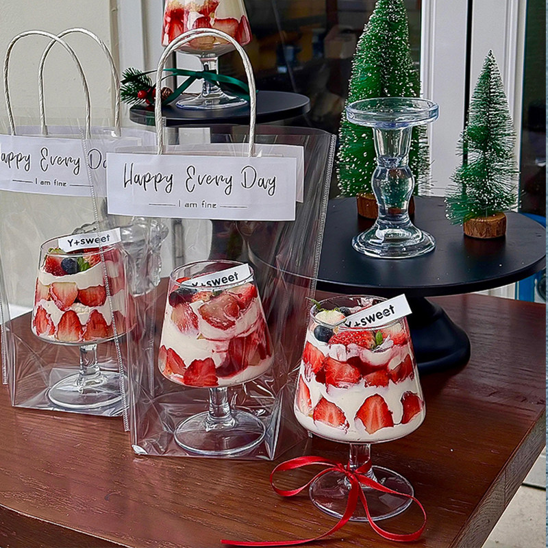 2026新年春节白兰地杯蛋糕装饰除夕夜聚会奶油草莓车厘子杯子甜品,淘宝优惠券,粉丝福利购,淘宝优惠卷