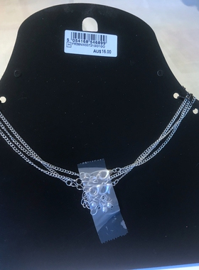 桔 月亮圆环一字横简约短款项链 尺寸不量了