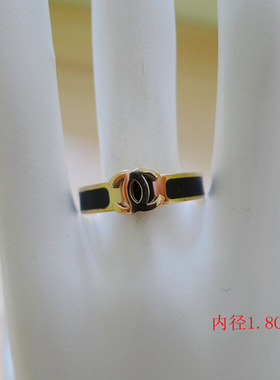 四叶草电镀玫瑰金色男女款指环