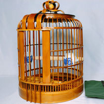 Painting Brow Cage Sichuan Cage Small Number Full Set Accessories Bamboo boutique Sichuan Eight Gothic Little Bird cage big full size