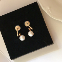 Christine Natural Pearl No-Hole Ear Clip Superior Woman Bride Show Lady Earrings 2023 New