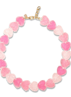 出口余正品特价清仓crystal haze CH挪威小熊软糖霜糖爱心项链