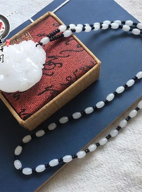 阿富汗玉石貔貅平安扣财源滚滚