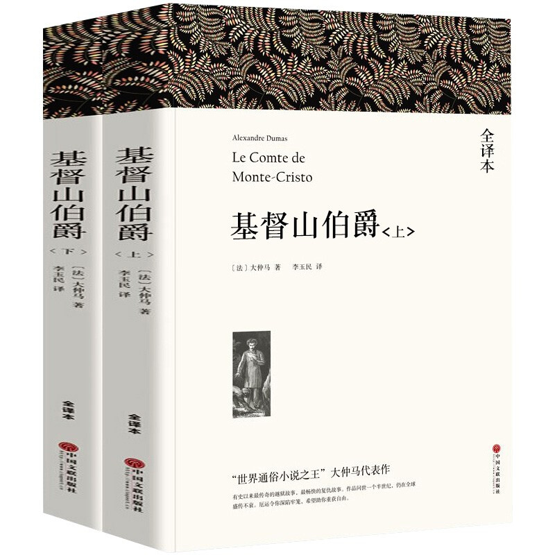 基督山伯爵正版书籍原版大仲马的书籍原版书精装上下册套装成人版无删减长篇小说基度山恩仇记世界名著高中学生课外阅读青少年版 - 图3