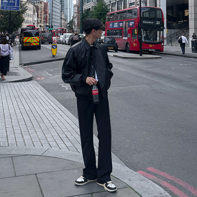 MRCYC休闲西裤男士春秋季韩系宽松潮流直筒垂坠感微喇叭西装裤子,淘宝优惠券,粉丝福利购,淘宝优惠卷
