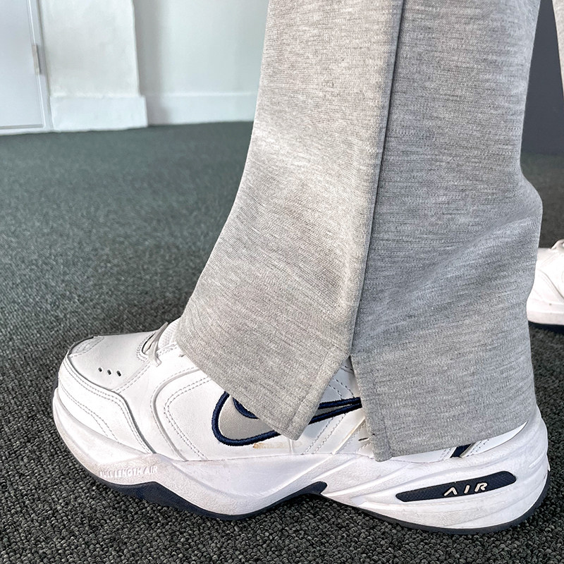 MRCYC直筒卫裤男春秋款韩系宽松潮流阔腿裤百搭纯棉休闲运动长裤,淘宝优惠券,粉丝福利购,淘宝优惠卷